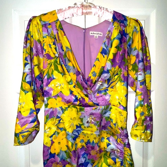 For Love & Lemons Cassia Floral Midi Dress Size XS. VGUC. - Picture 13 of 16